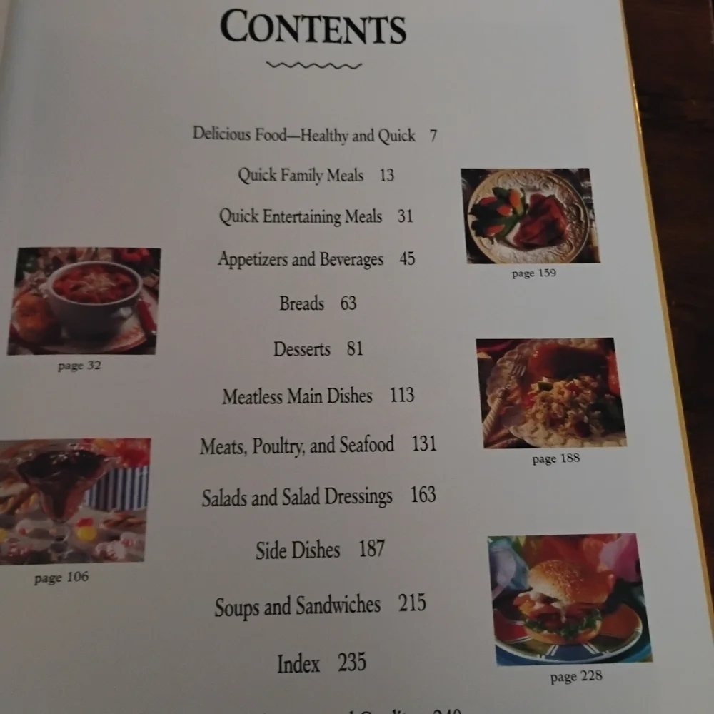 Cook Healthy Cook Quick Cookbook